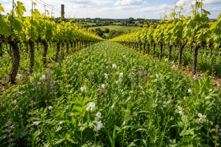 Couverts végétaux : l'expérience des fermes DEPHY confirme leur intérêt aupour le vignoble