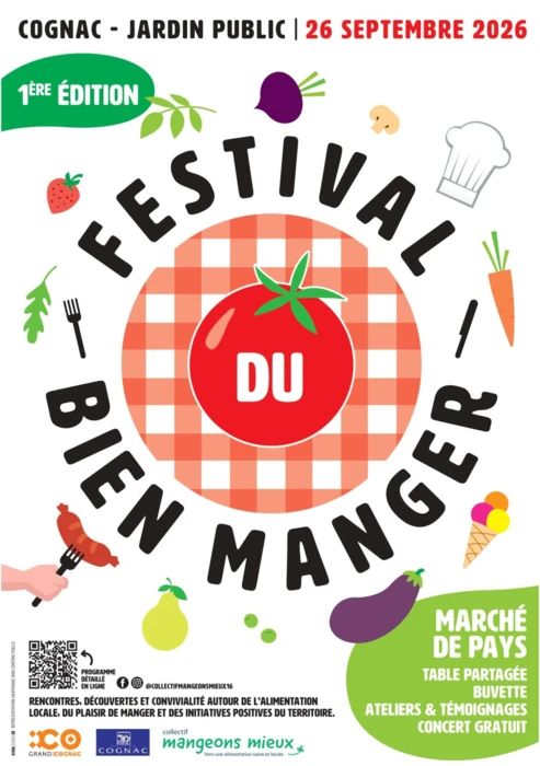 Festival du Bien Manger : une première édition à Cognac le 26 septembre