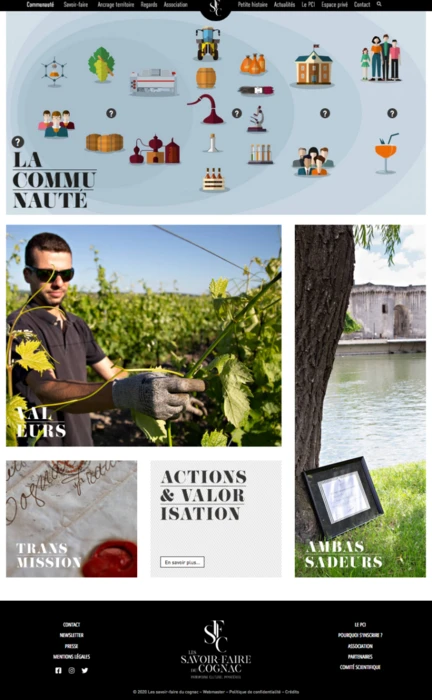 LANCEMENT OFFICIEL DU SITE INTERNET DES SAVOIR-FAIRE DU COGNAC