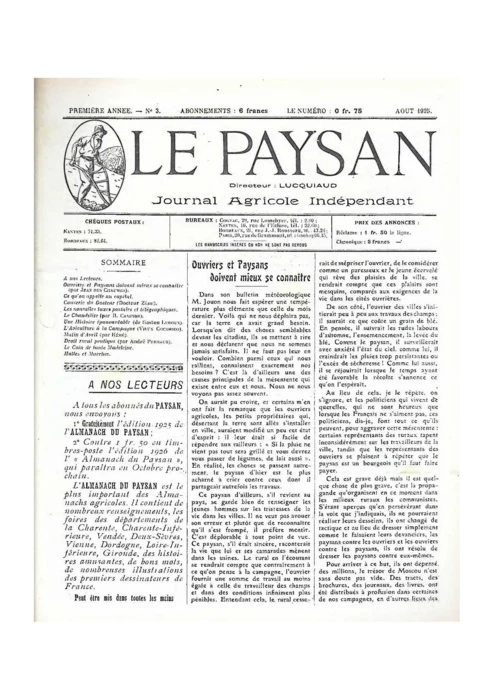 N°08 - Août 1925