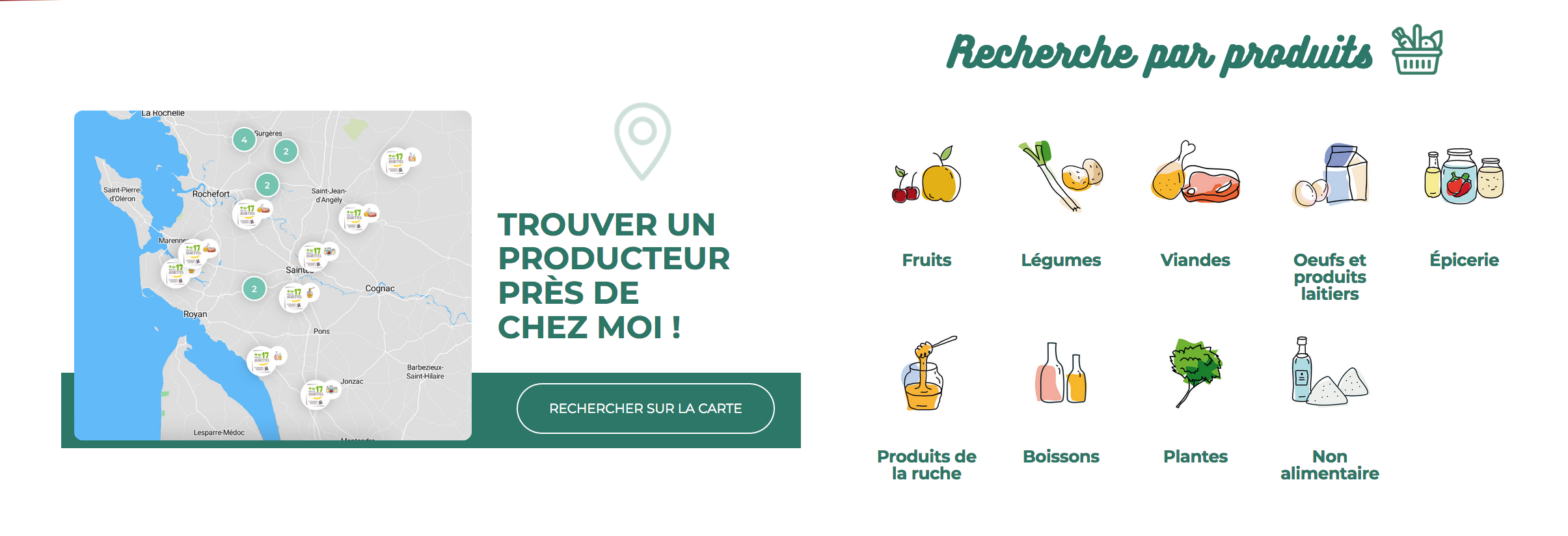 Un nouveau site internet pour satisfaire les besoins et envies de saison des locavores en Charente-Maritime.