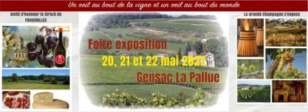 Foire Expo Grande Champagne du 20 au 22 mai 2022